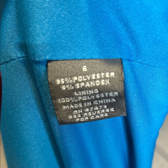 Taylor Turquoise Garment - Picture 4 of 4